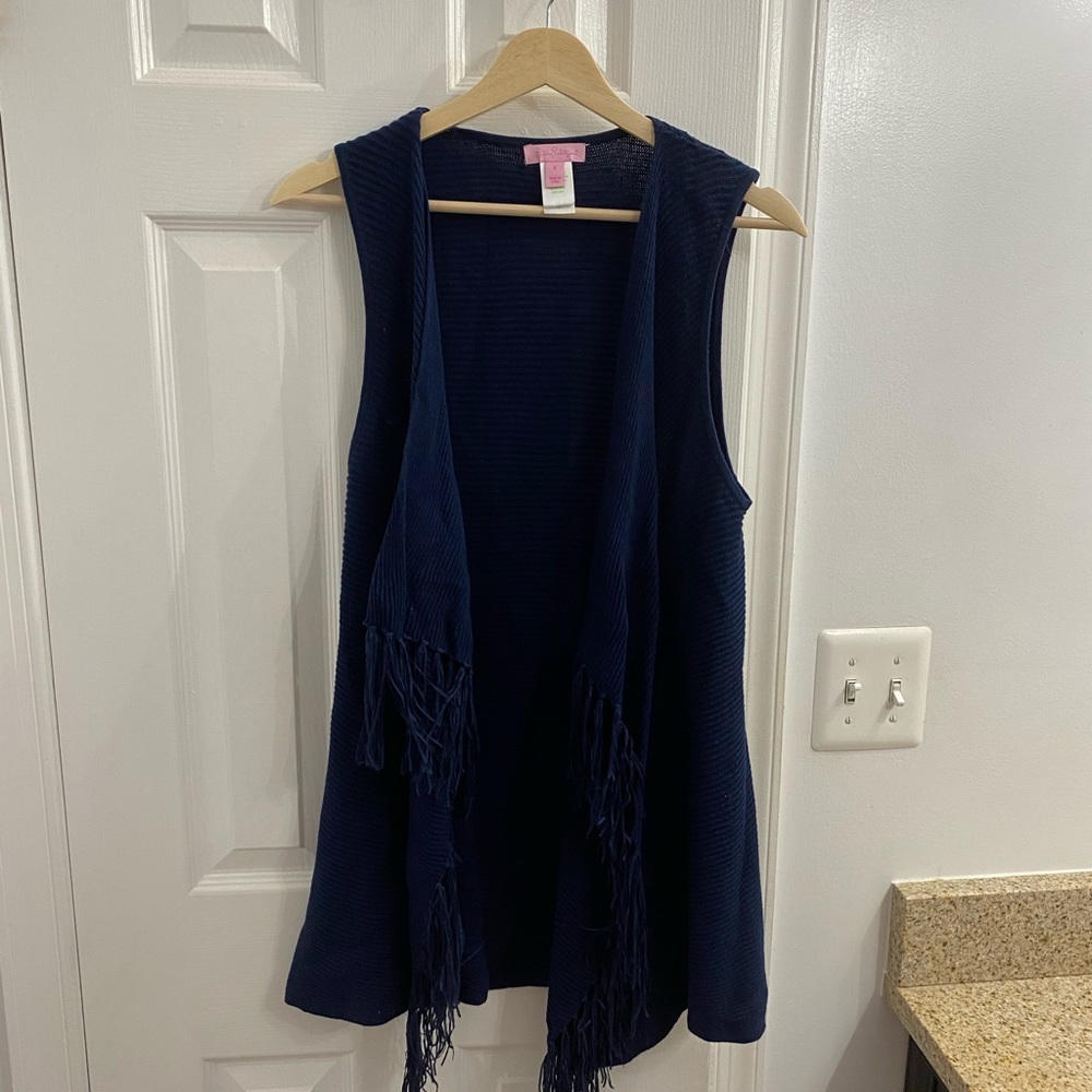Lilly Pulitzer Andella Sweater Vest Size Small EUC